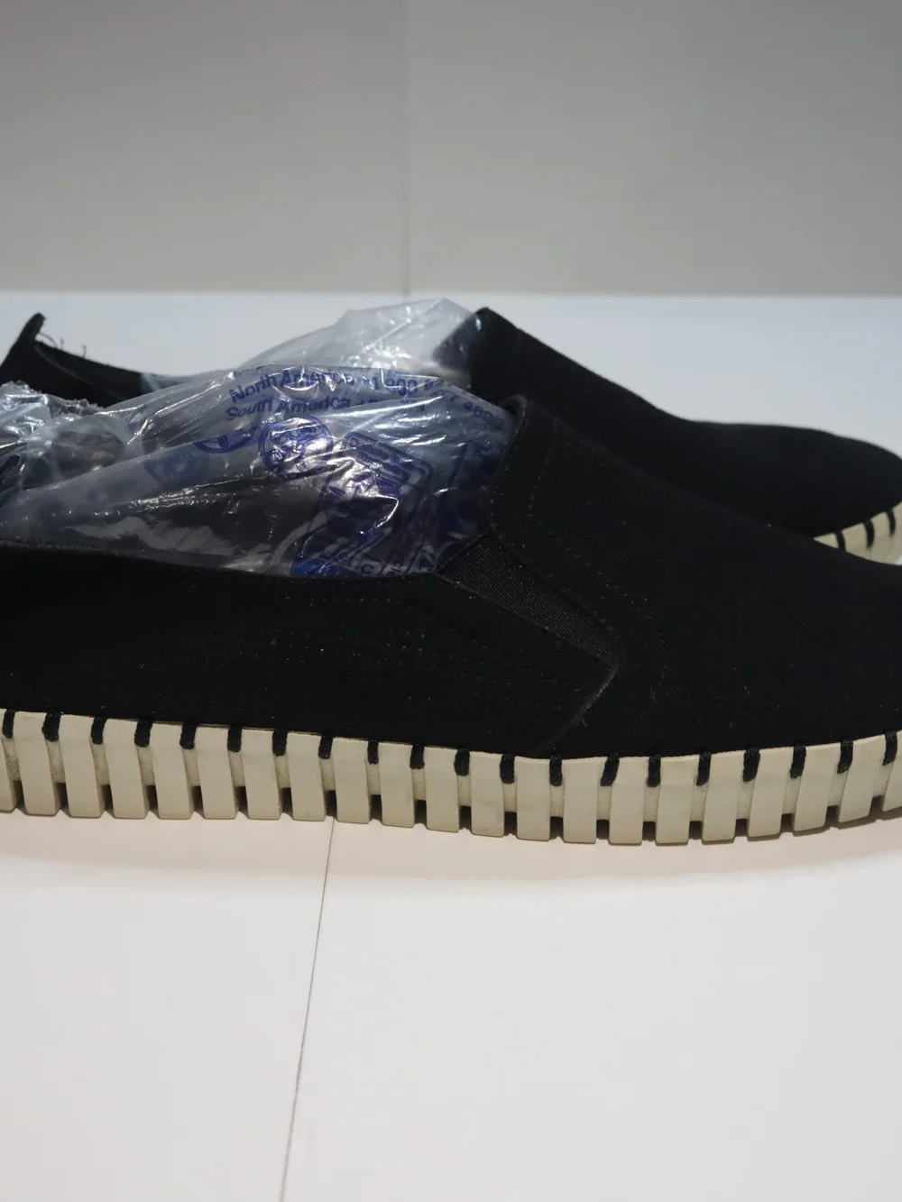 Skechers Suede Slip-Ons Black Size 8.5